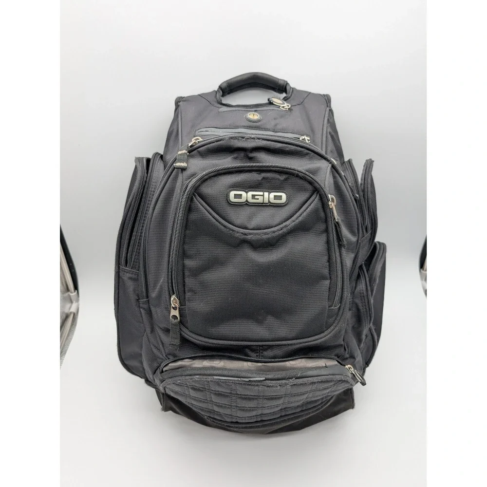 OGIO Black Laptop Backpack Multi Pocket Travel Work Bag Organizer